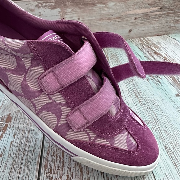 👟Lilac Coach Sneakers - Size 9,5B👟 - Picture 3 of 16
